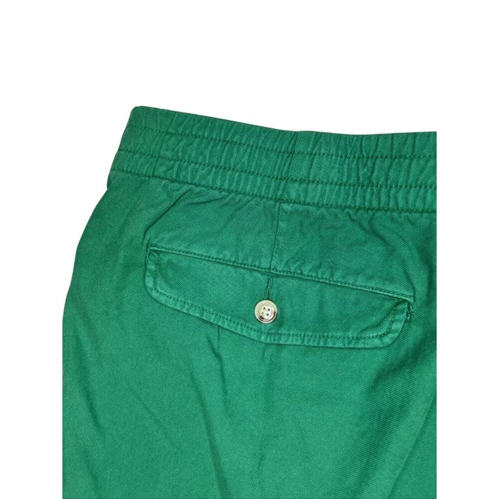 Polo Ralph Lauren XXL Classic Fit 5" Prepster Elastic Waist Chino Shorts Green - Picture 8 of 9